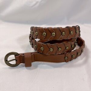 Brown Embellished Belt